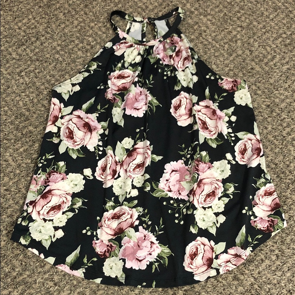 Floral Halter Top